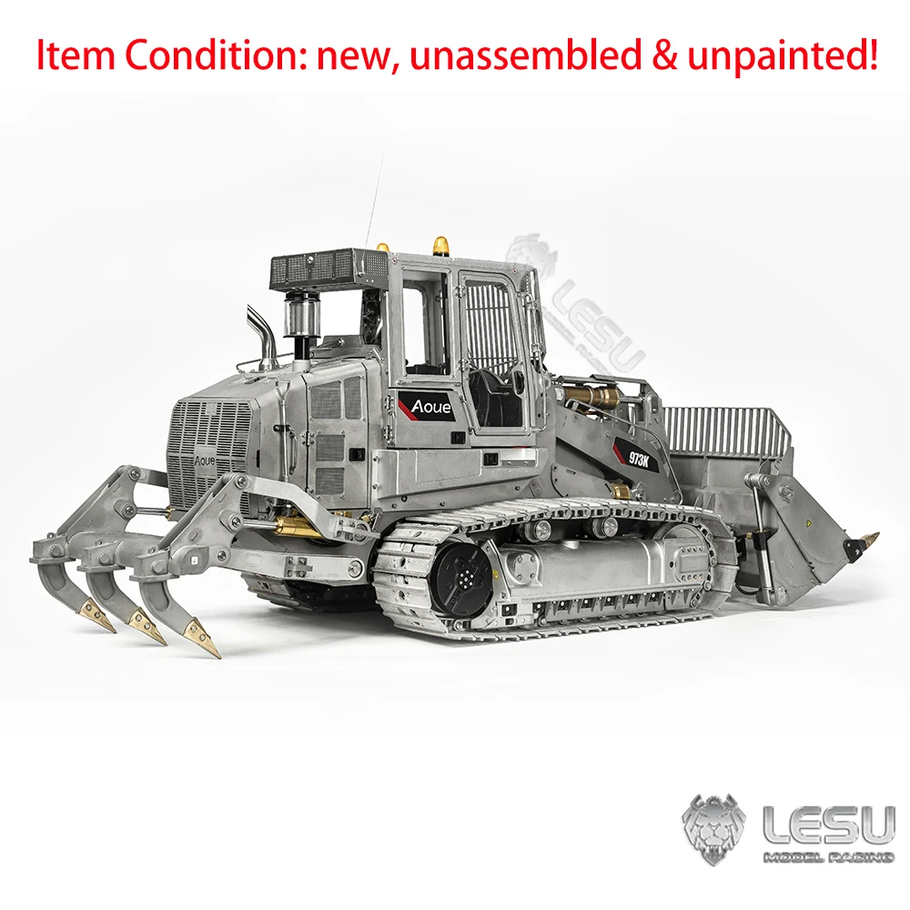 LESU C973K KIT 1/14 Scale RC Hydraulic Loader Metal Heavy Machine Vehicles Radio Control Cars Truck Brushless Motor ESC Toys