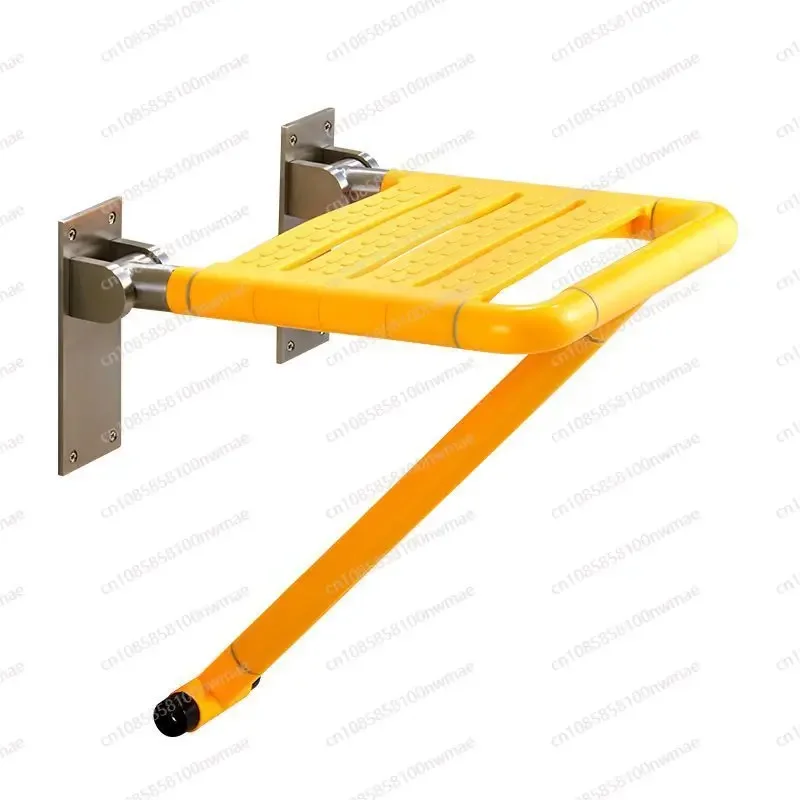 

Bathroom Folding Stool Shower Seat Wall Mounted Non-slip Toilet The Elderly toilet the elderly Bathing Sitting stool