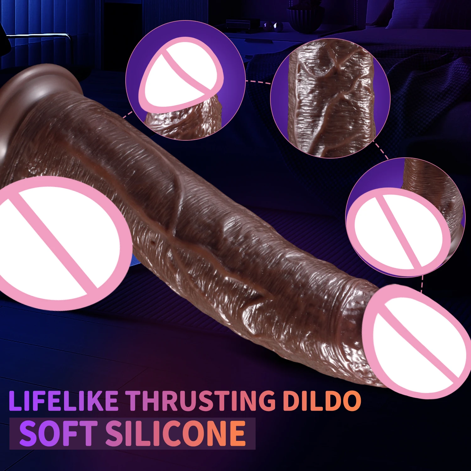 

Realistic Dildo Vibration Penis gode Dick Suction Cup Soft Prostate Massager Anal Vagina Orgasm Masturbator Sex Toys For Women