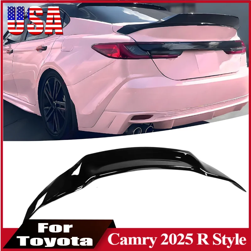 Alerón trasero para maletero de Toyota Camry 2025 2026 R estilo LE/SE/XLE/XSE/híbrido alto Kick Duckbill, Kit de sintonización de labio