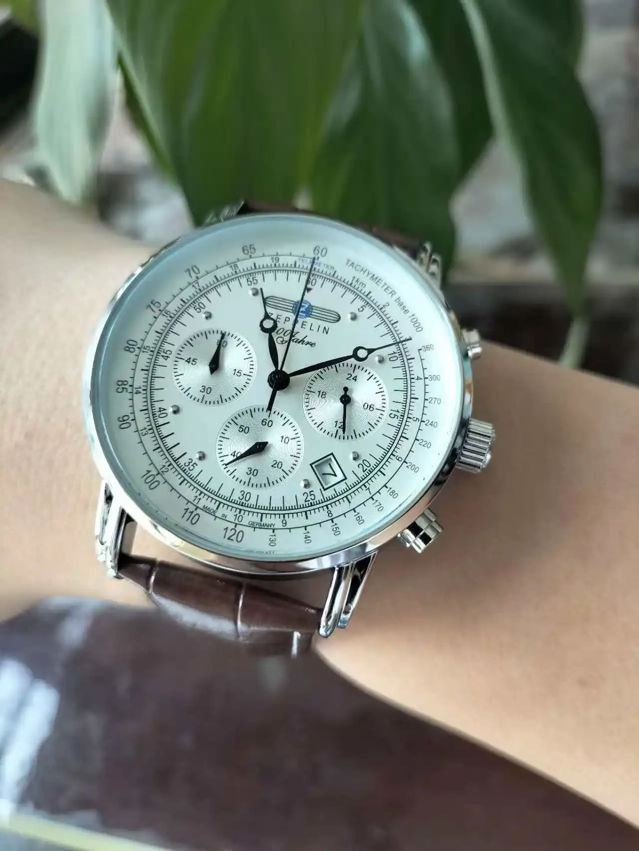 Zeppelin Men's Quartz Watch Classic Retro Leather Strap Casual Business Life Waterproof precise Timing AAA Watch
