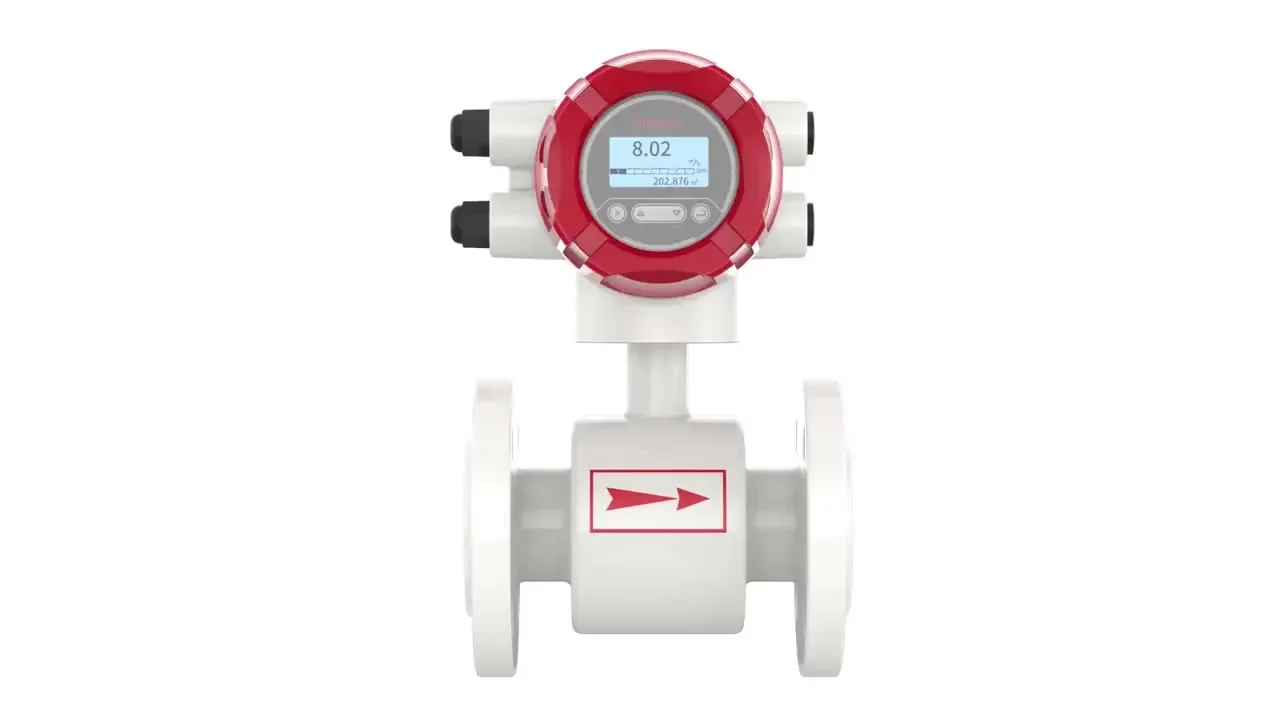 industrial acid water slurry split electromagnetic flowmeter/magnetic milk flowmeters