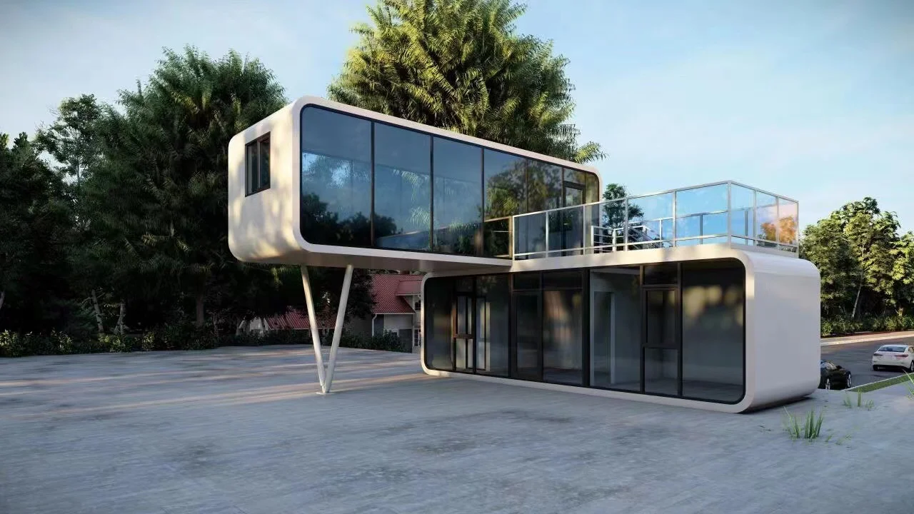 chinese factory cabin house Prefabricated Small House Capsule Room Space Capsule Home container house cabin house