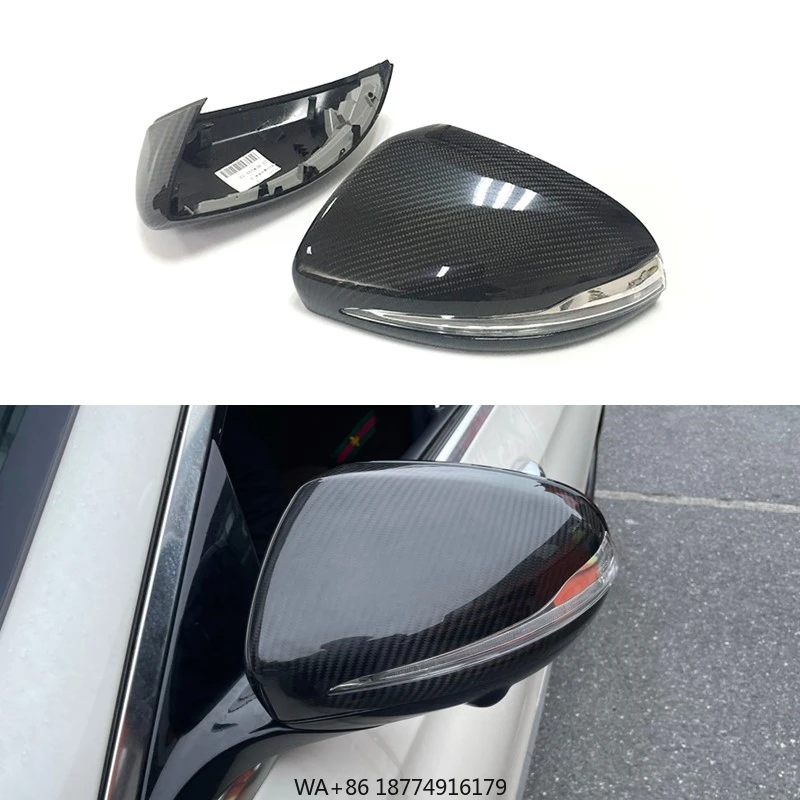 

W205 Carbon Mirror Housing Replacement OEM Fitment Side Mirror Cover for W205 W213 W222 GLC LHD
