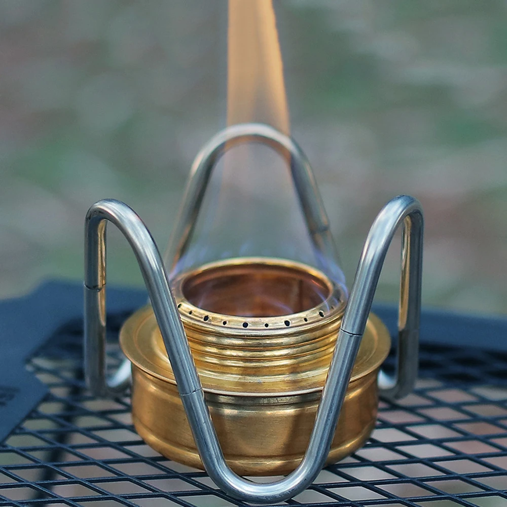 Camping Cooking Alcohol - Alcoholkachelstandaard Campingkachelsteun Buiten Alcoholbranderstandaard Roestvrijstalen kachelrek