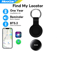 MeeGoo GPS Tracker Wireless Mini Anti Lost Alarm Key Finder with Bluetooth APP for iPhone Android Smart Tag Locator for Keys