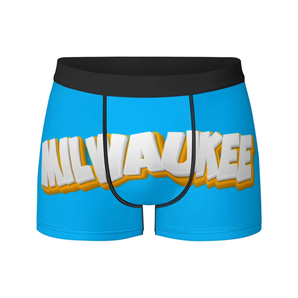 Milwaukee Milk Silk Man Underwear Boxer Men Underpants Men's Panties Boxers Shorts