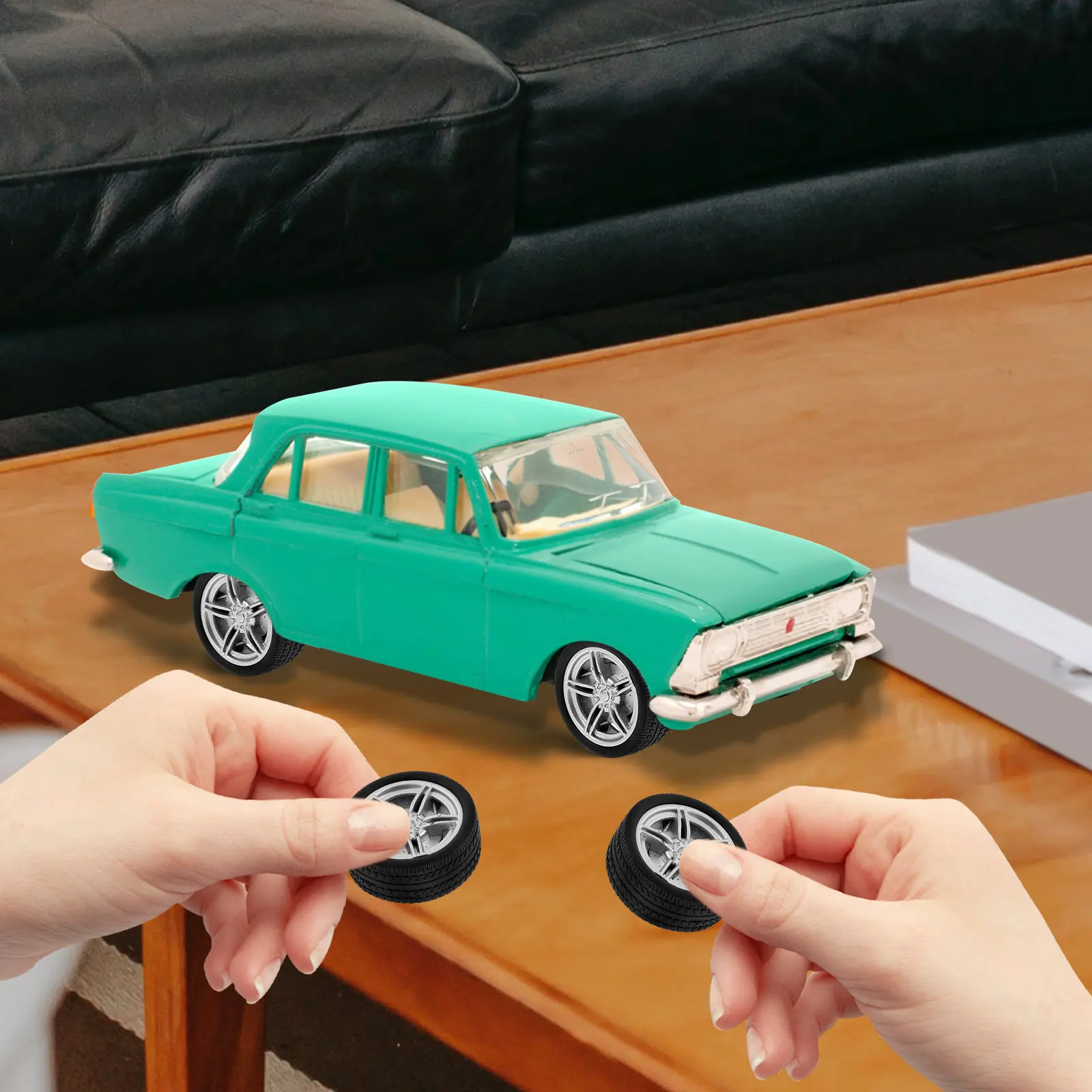 

Набор из 8 высоких колес для моделей автомобилей, грузовиков, тракторов и других поделок своими руками, для развития когнитивных навыков и моторики у детей