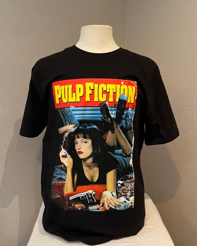 

Pulp fiction Drama movie vintage printshirt