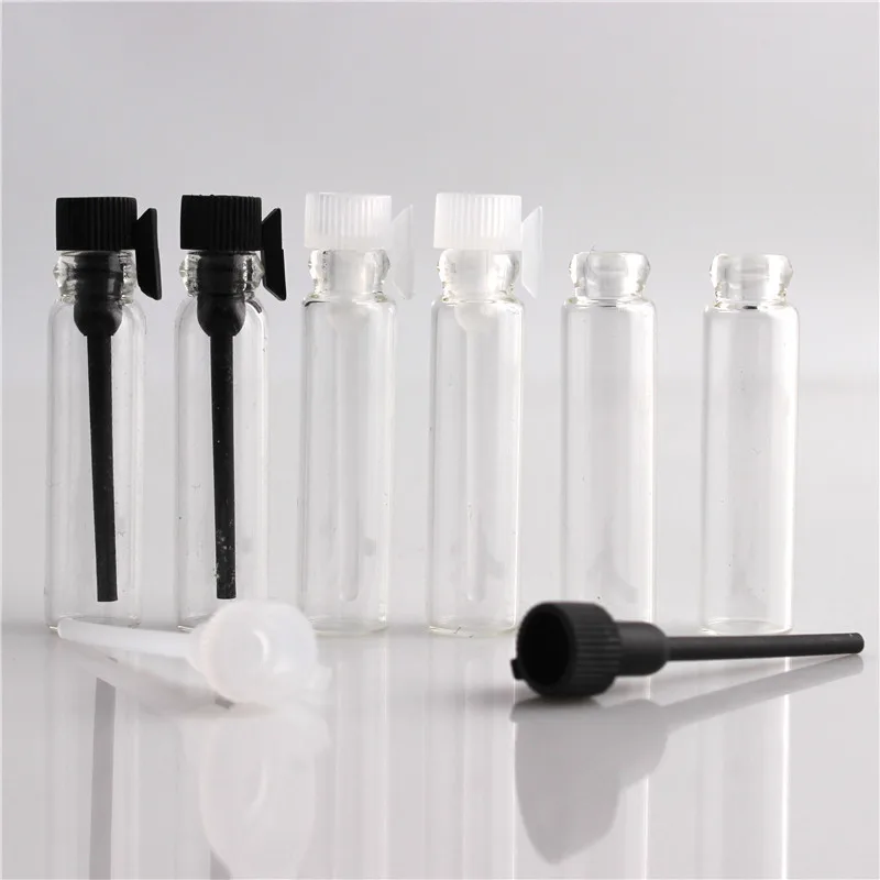 

400PCS 1ml 2ml 3ml Perfume Sample Mini Bottle Empty Glass Vials Dropper Container Laboratory Liquid Fragrance Trial Test Tube