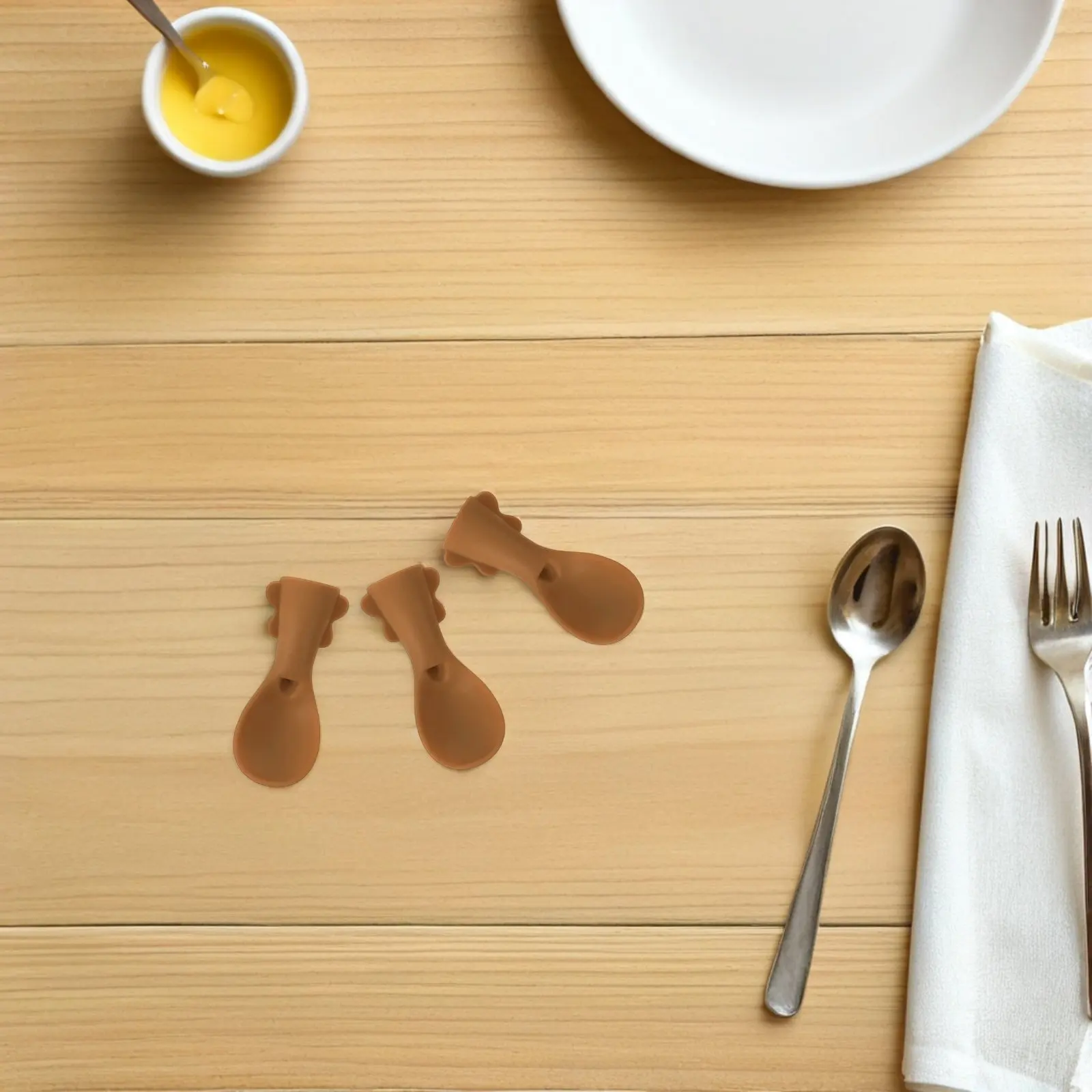 

Набор из 5 силиконовых насадок-ложек для детских пакетов с едой, многоразовые, для прикорма младенцев