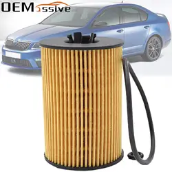 Oil Filter For Skoda Octavia 2012 2013 2014 2015 2016 2017 2018 2019 2020 Audi A4 A5 A6 Q3 TT Yeti Beetle 2013-17 2.0 TDI