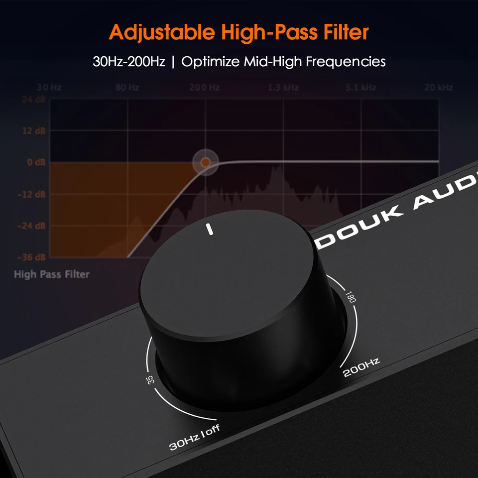 Douk-クラスDステレオアンプ,32V,Audio-A5 W,tpa3255,ハイパス