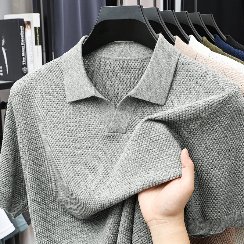 100 ผ้าฝ้ายแบรนด์ระดับไฮเอนด์ผ - Men'S Fashion V Neck T Shirts บทวิจารณ์และราคา