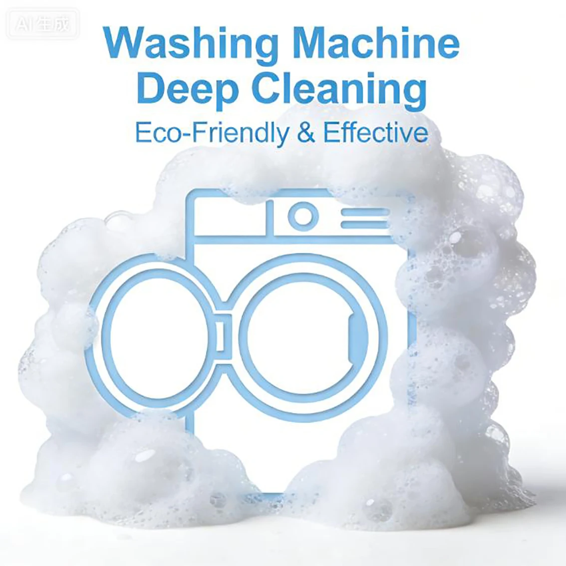 

Washing Machine Cleaner Effervescent Tablet Deep Cleaning Deodorizer Remove Odor Stain Dirt For Front Load Top Load