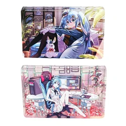 Dea storia Hatsune Miku personaggi Anime acrilico Quicksand card collezione di giocattoli rari flash card regalo di natale