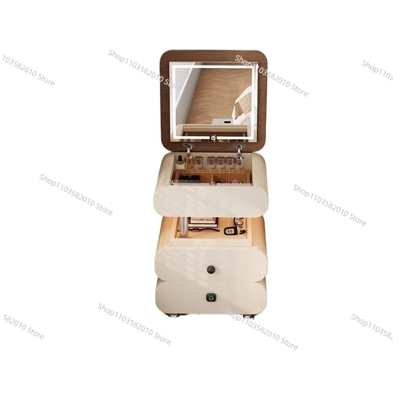 

Cream Wind Extremely Narrow Bedside Table Dresser