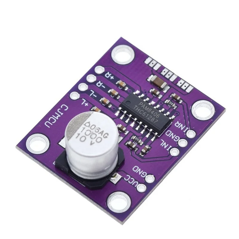 8406 PAM8406 No interference stereo class D audio power amplifier module development board