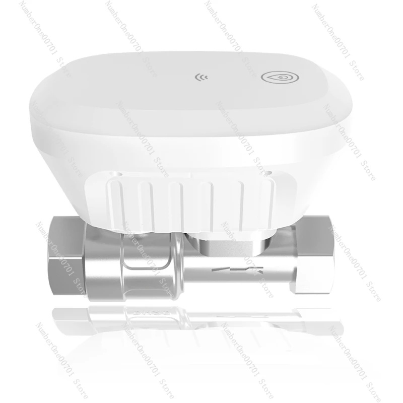 WiFi Smart Life Water Flow Meter Water Leakage Control Solenoid Valve with Temperature Measurement Water Consumption