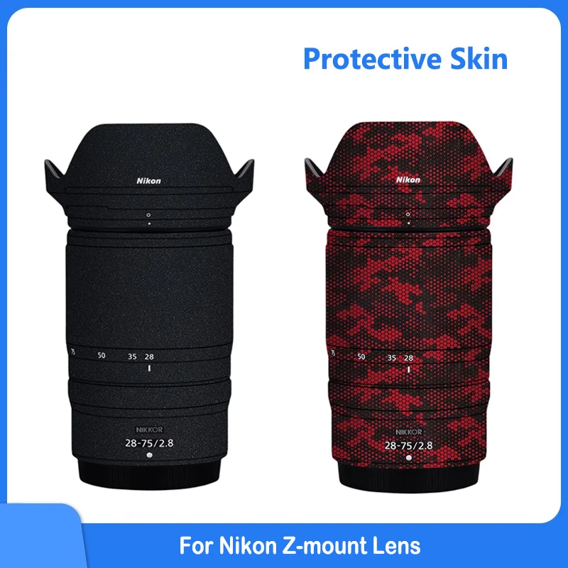 Película protectora antiarañazos para Nikon Z17-28 F2.8 Z 28-75mm z14-24 F2.8S lente de cámara calcomanía envolvente de abrigo hecha a medida