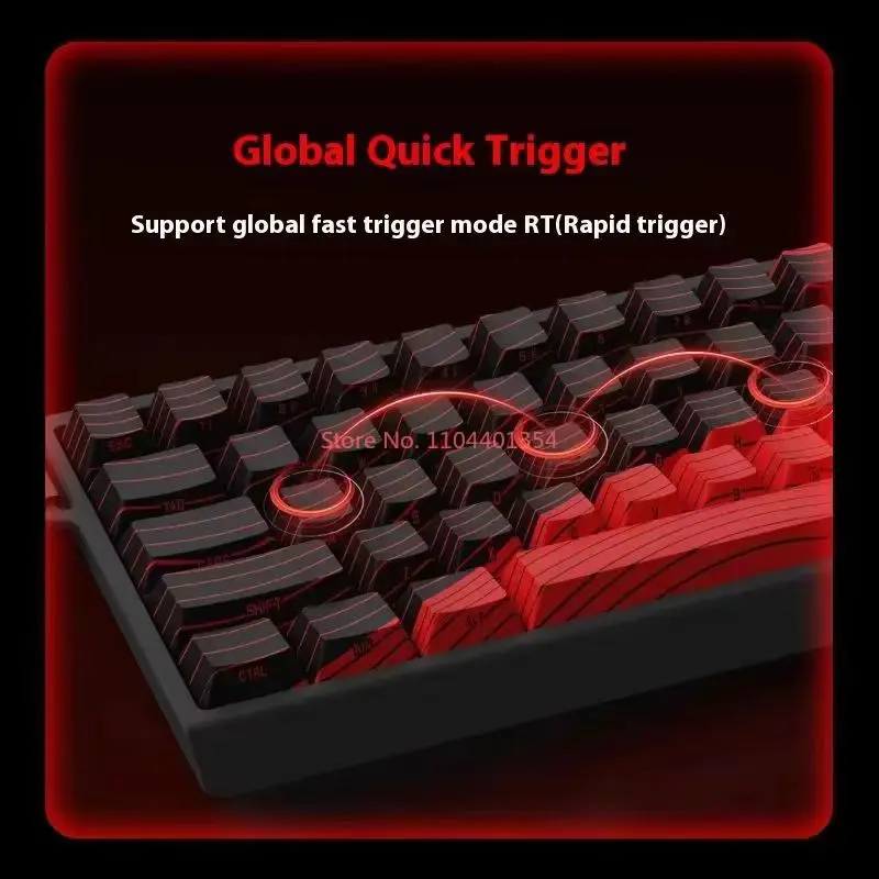 Fgg الأصلي Madlions Mad60 Mad68 لوحة المفاتيح مخصصة E-Sport المغناطيسي التبديل للألعاب 0.04rt 8k معدل الاستطلاع 0.125 مللي ثانية الكمون