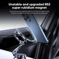 1080 Magsafe Support de téléphone de voiture pour véhicules Support Mobile pour la voiture Support de téléphone portable dans la voiture pour iPhone 16 15 Pro Max Plus 3