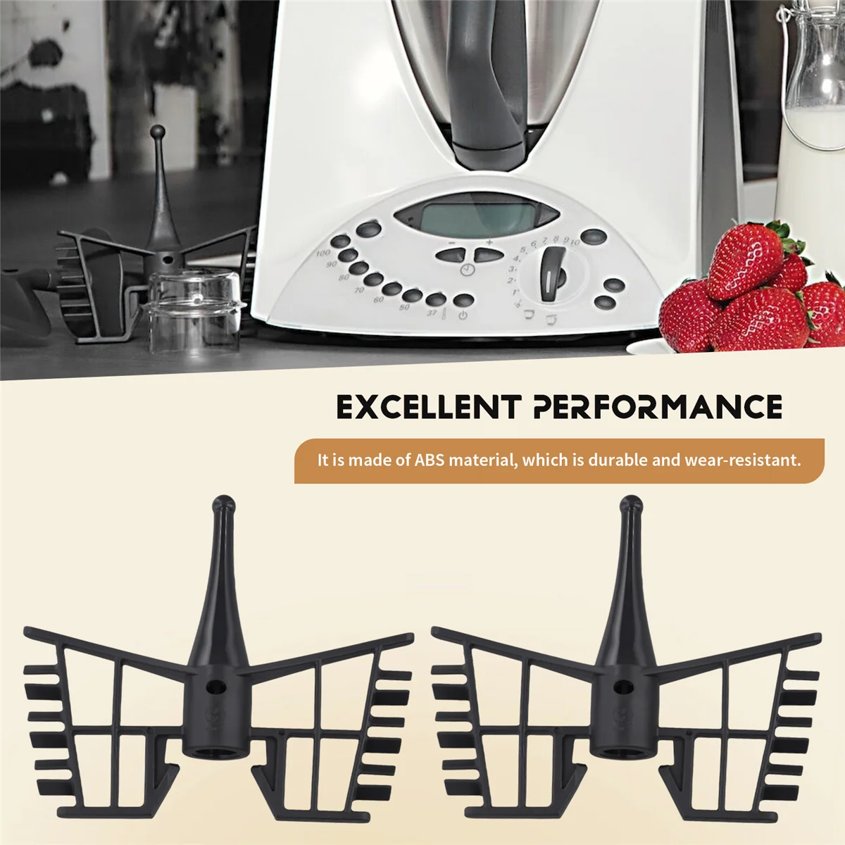 AT77 Whisk with Butterfly, Mixing Attachment for Monsieur Cuisine Connect and Smart, Monsieur Cuisine Accessories