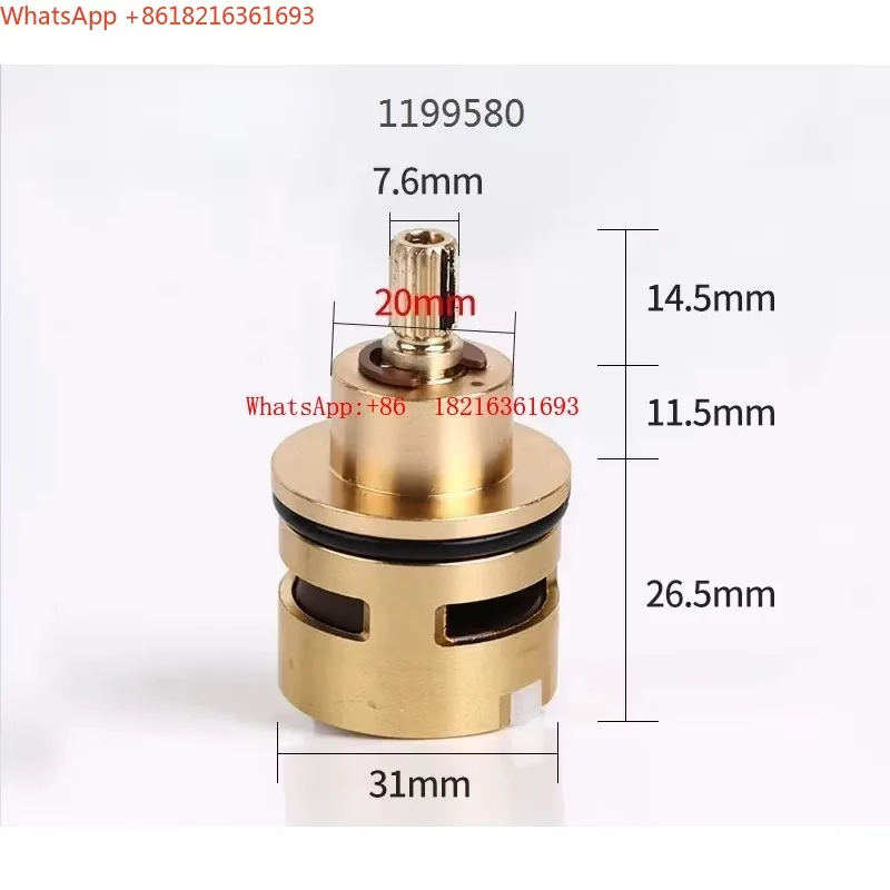 Limited Offer 1199580 Switching Spool Accessories In-wall Thermostatic Bathtub Shower Spool Shower Faucet Spool