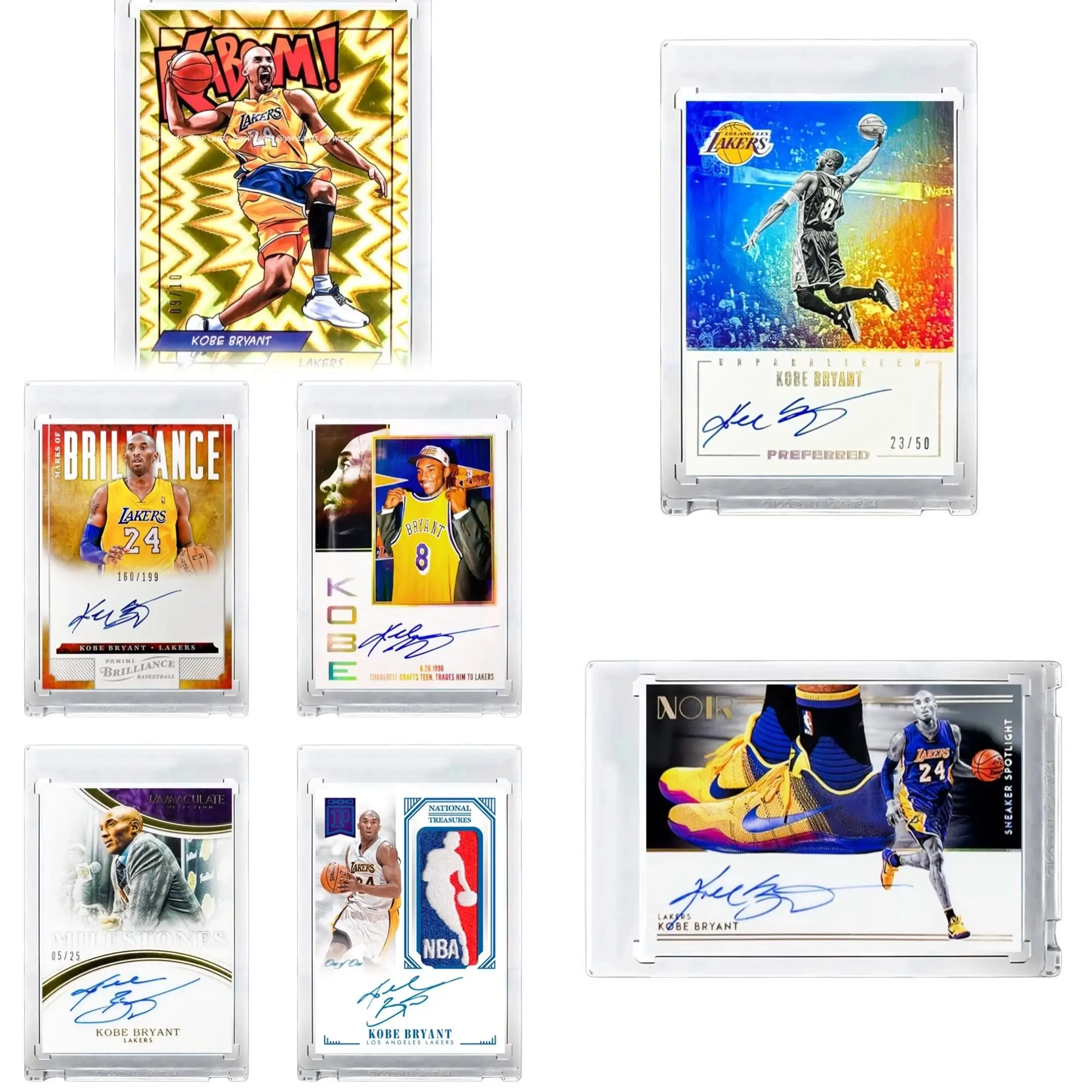 Tarjetas de Baloncesto Personalizadas con Autógrafos de Jordan, Curry, Kobe, James y KD, Hechas a Mano, Regalo para Fanáticos, Tarjetas Coleccionables en Oferta