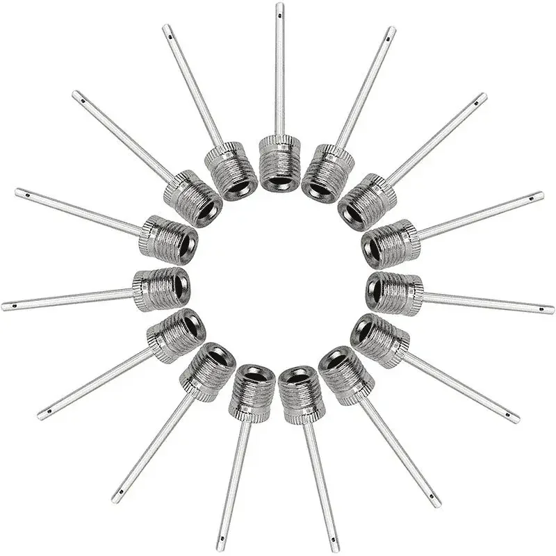 New Sport Ball Inflating Pump Needle For Football Basketball Soccer Inflatable Air Valve Adaptor Stainless Steel Pump 5/10/20PCS view 4
