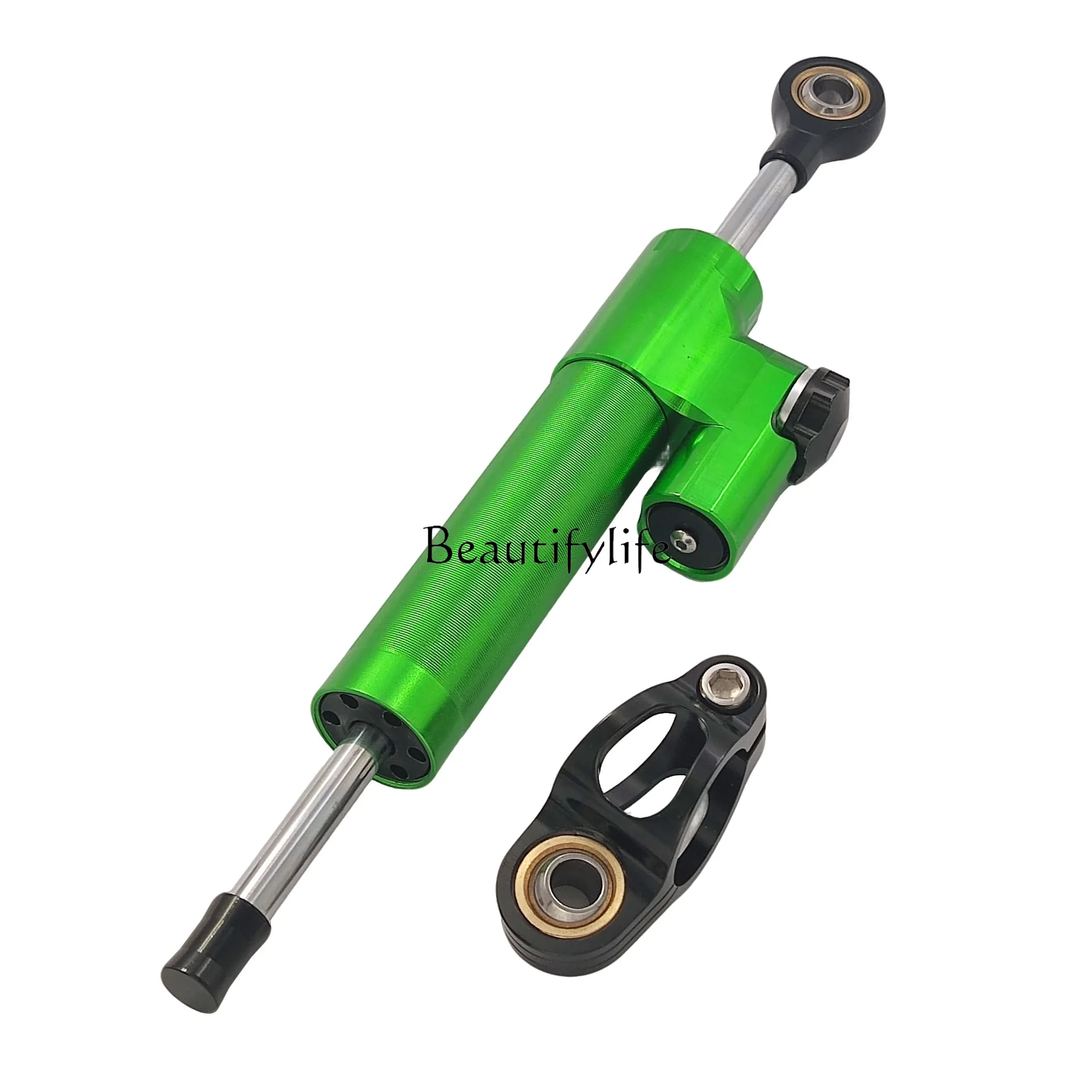 

Cross-border motorcycle modification universal damping titanium ruler balance bar anti-death swing stabilizer accessories
