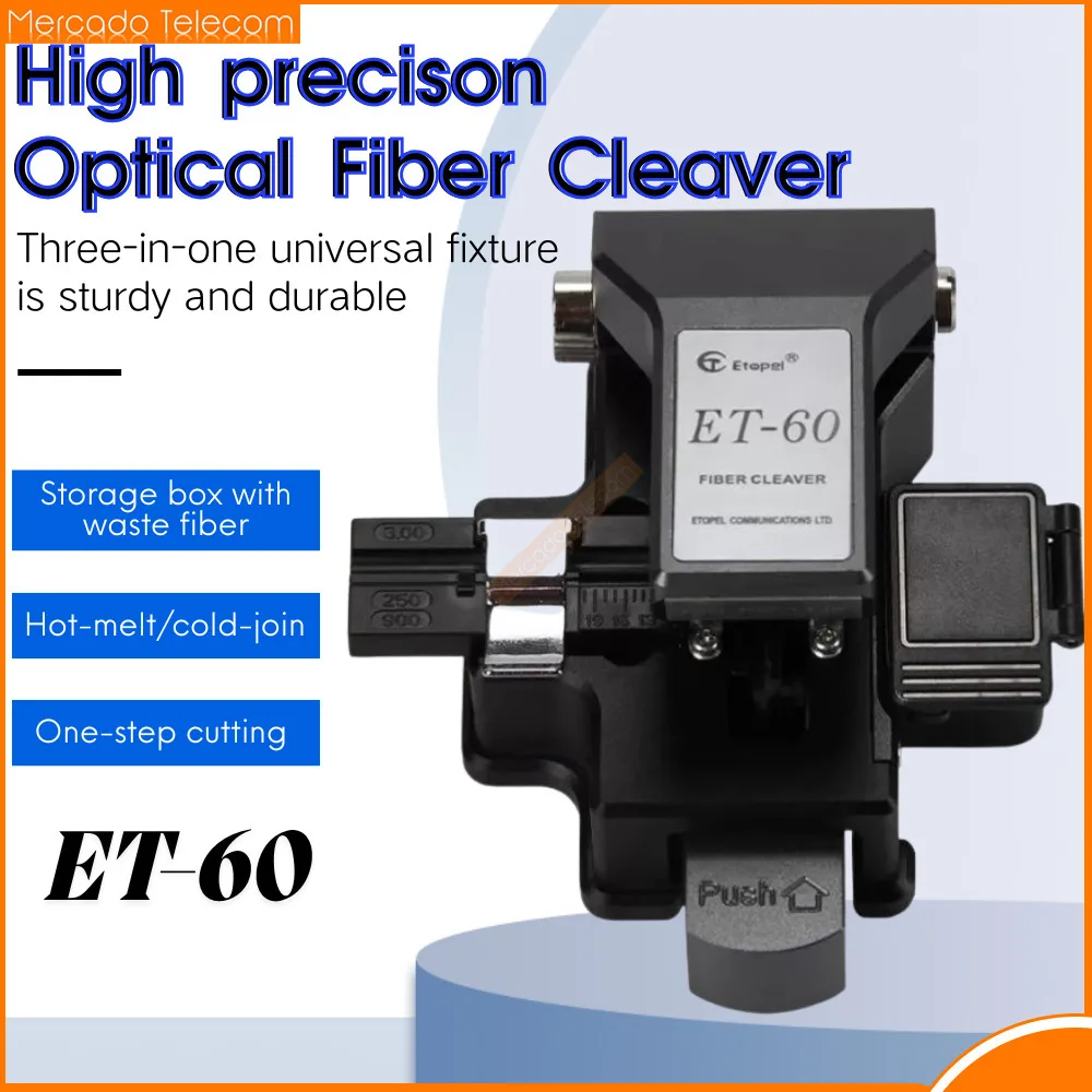

ET-60 One Step Fiber Optical Cleaver Cable Cutting Knife ET60 FTTT Fiber Optic Knife Tools Cutter High Precison