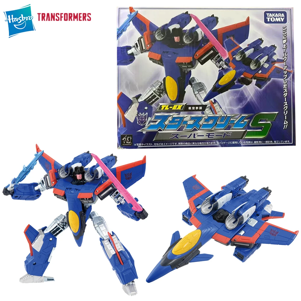 

[In-Stock] Hasbro Transformers 40th Anniversity TL-EX Starscream Nice Collectible Action Anime Robot Model Figure Toys