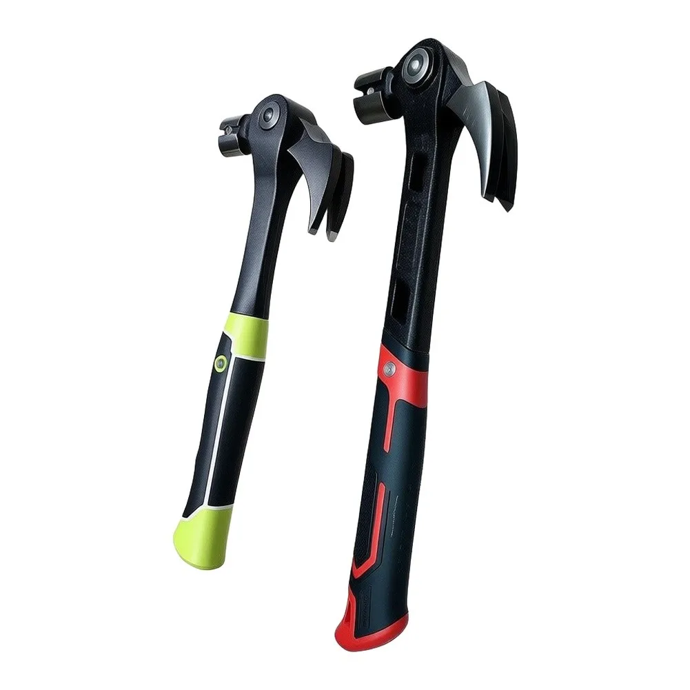 Multi Functional Claw Hammer For Driving And Removing Nails With Three Angle Settings And Strong Magnet For Carpentry Work