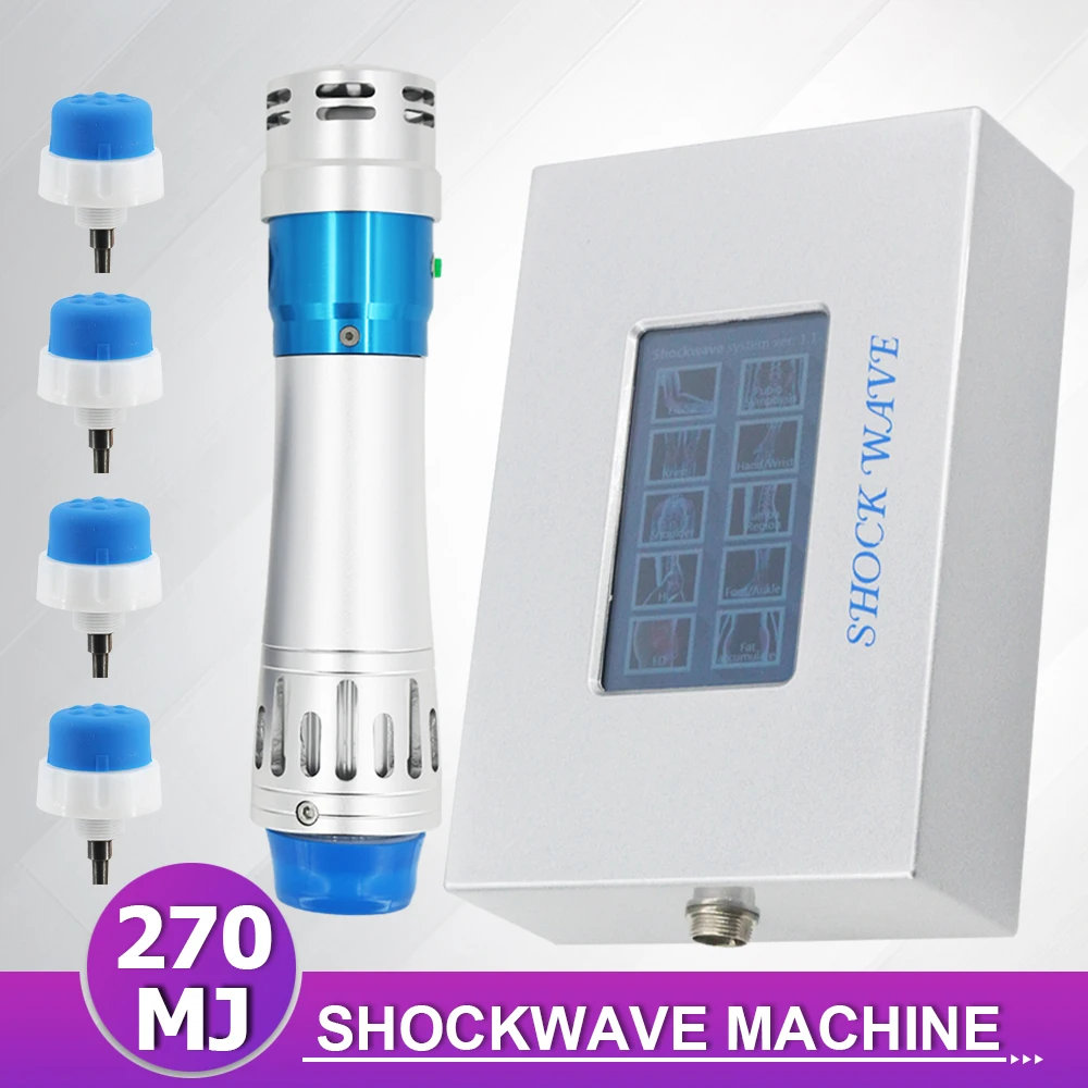 Focused Shockwave Therapy Machine For ED Treatment Pain Relief Relaxing Massage Physiotherapy 300MJ Shock Wave Therapy Machine