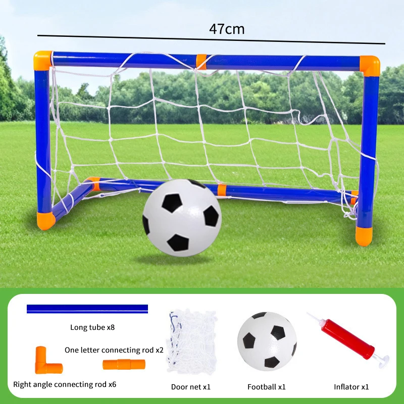 Portable Micro Soccer Goal Set (Net, Pump, Ball Included)  Lightweight Indoor Outdoor Gear For Park Beach Training 1Set - view 6