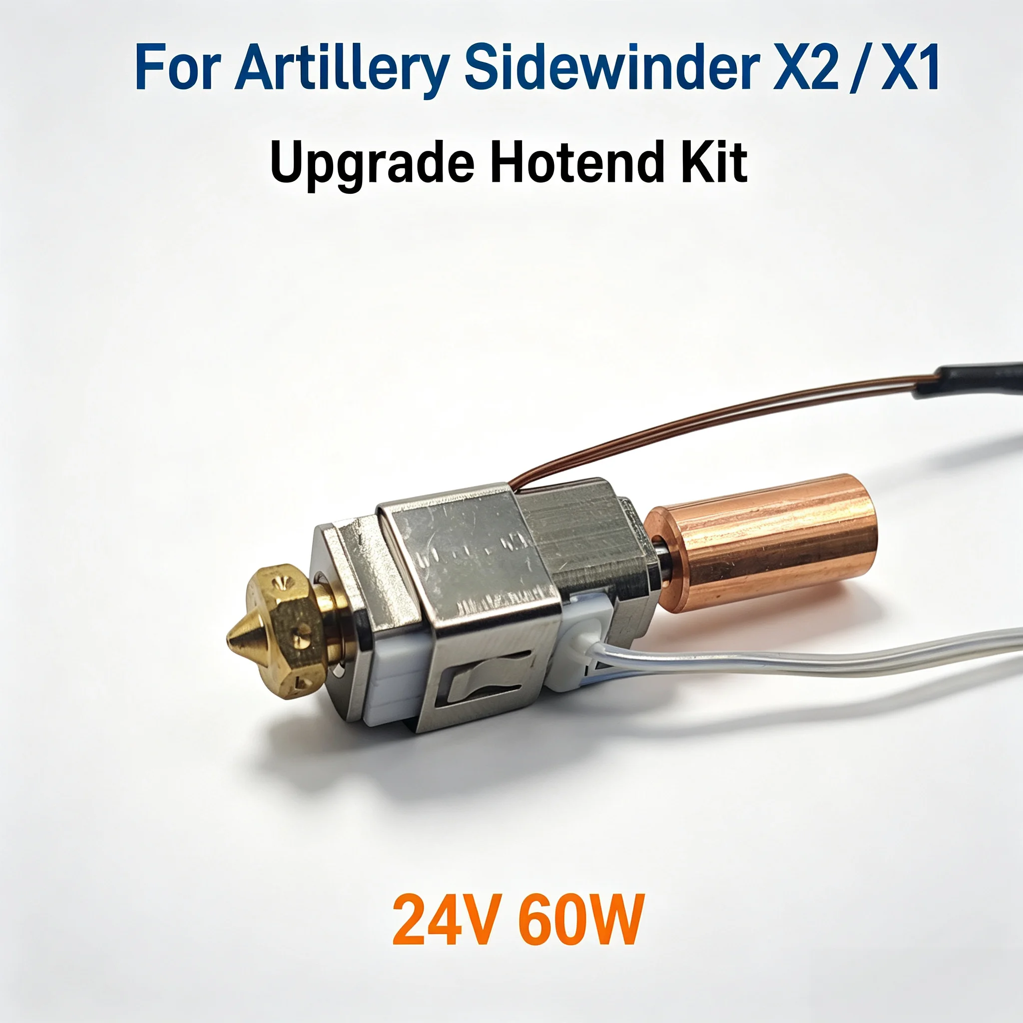 For Artillery Sidewinder X2 Upgrade Hotend Sidewinder X1 Upgrade 24V 64W Sidewinder X2 Hot End Extruder Rapid Heating Hotend