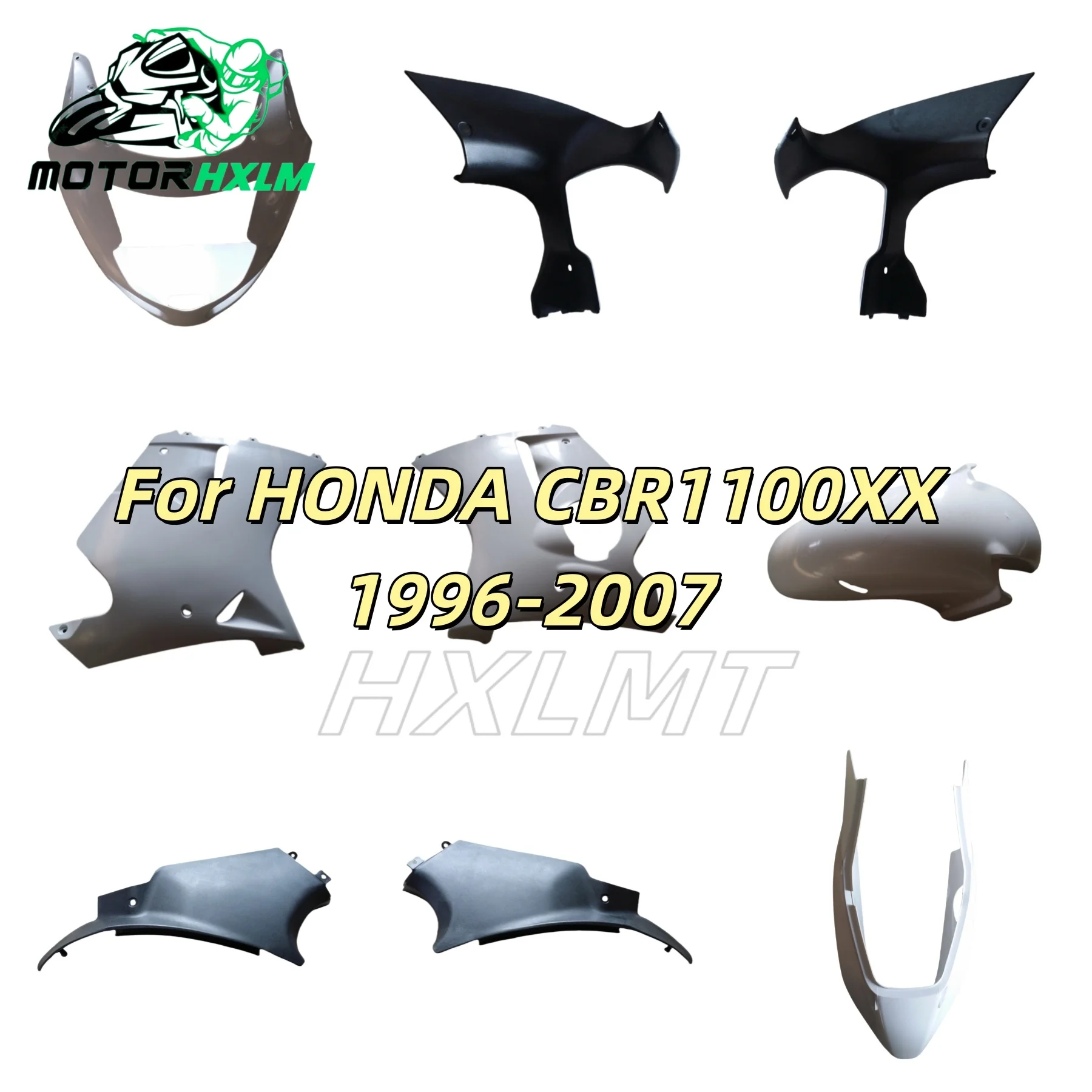 Fit For Honda Blackbird CBR1100XX 1996 - 2007 ABS Unpainted Motorcycle Bodywork Fairing Kit Panel Set CBR 1100 XX