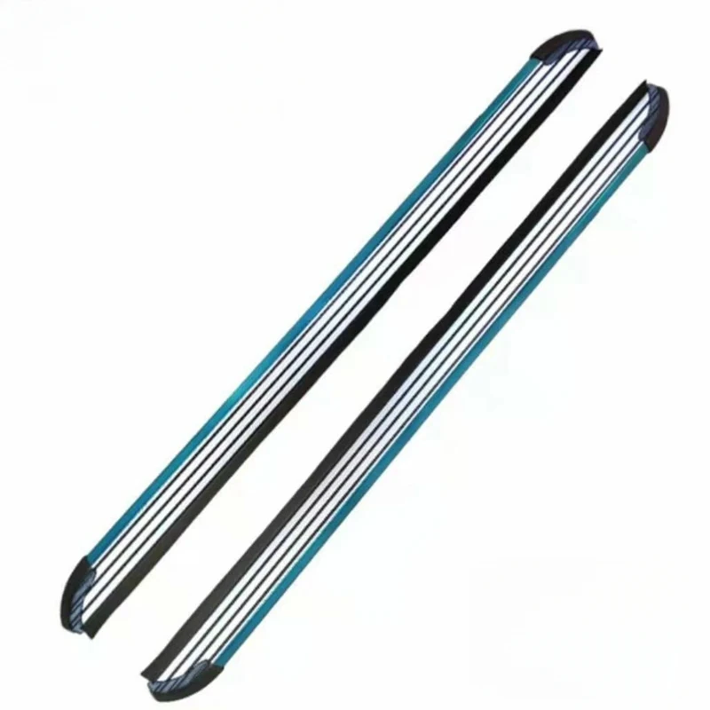 Fixed Side Step Bar Running Board Pedal 5 2021 2023 Bolt-On Non-Retractable Welcome Step Plate