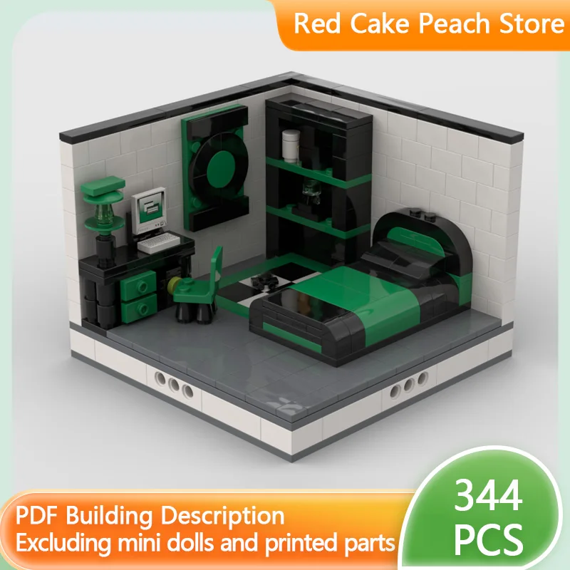 Beliebtes Filmmodell MOC Bausteine Helden-Filmszene Zimmer Modulare Technologie Kinder-Urlaubsgeschenke Zusammenbaubares Spielzeug-Set