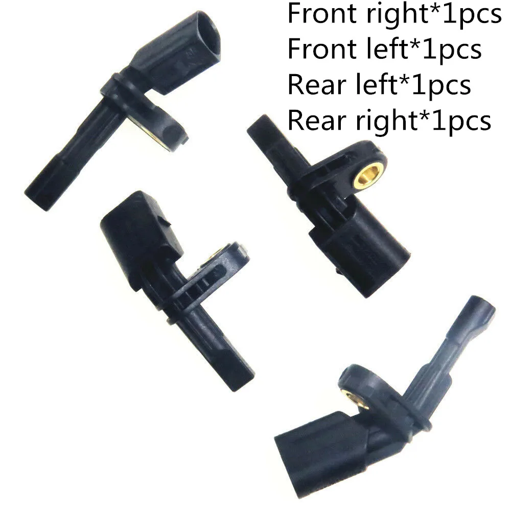 4Pcs FWD ABS Wheel Sensor Front Rear Left Right Kit For Audi TT Q3 A3 CC VW Beetle Eos Golf Passat B6 Superb Seat Alhambra