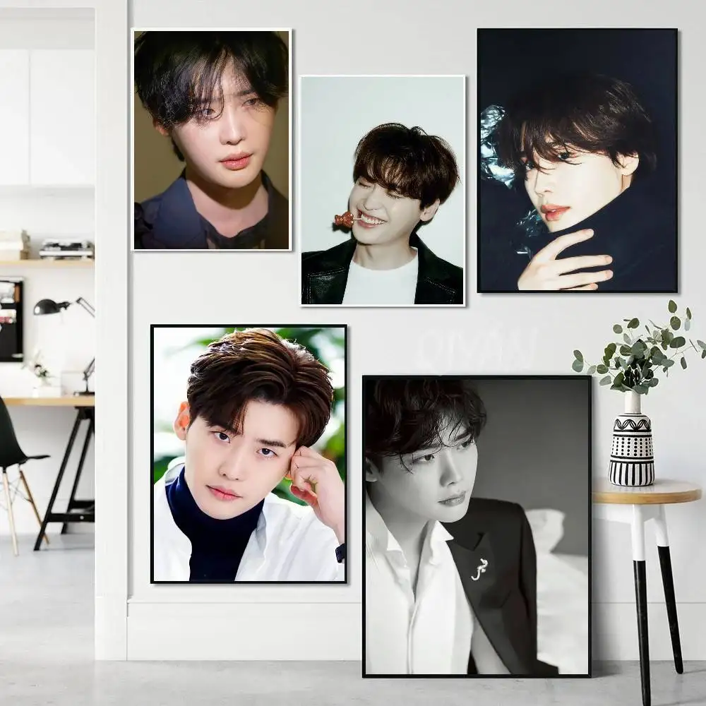 Korean Actor L-Lee J-Jong S-Suk Art Sticky Wall Waterproof Home Living Room Bedroom Bar Aesthetic Decoration
