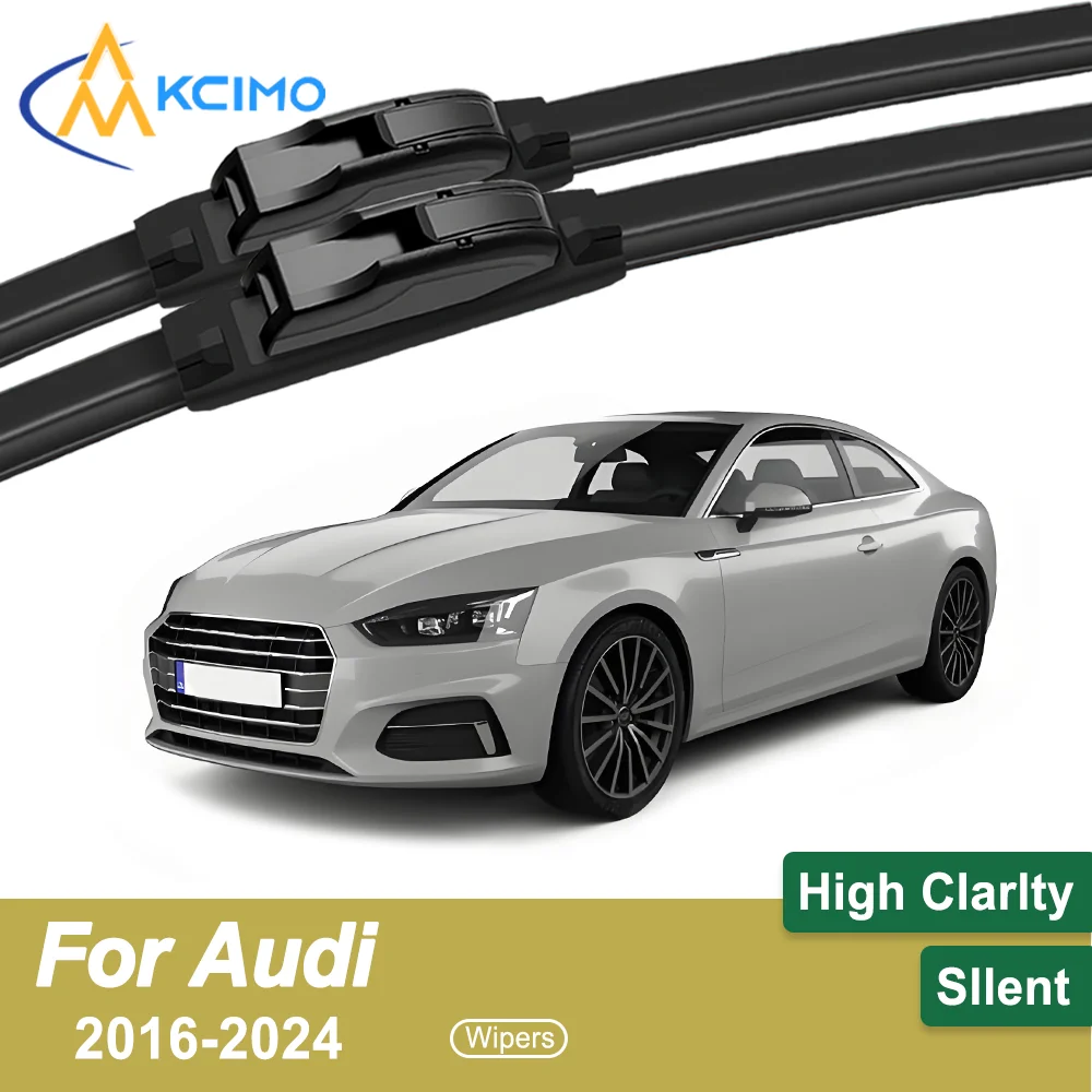 

Premium 2-Pack Windshield Wipers Compatible For Audi A5 F5 2016-2024 All-Weather Durability for Safe Driving