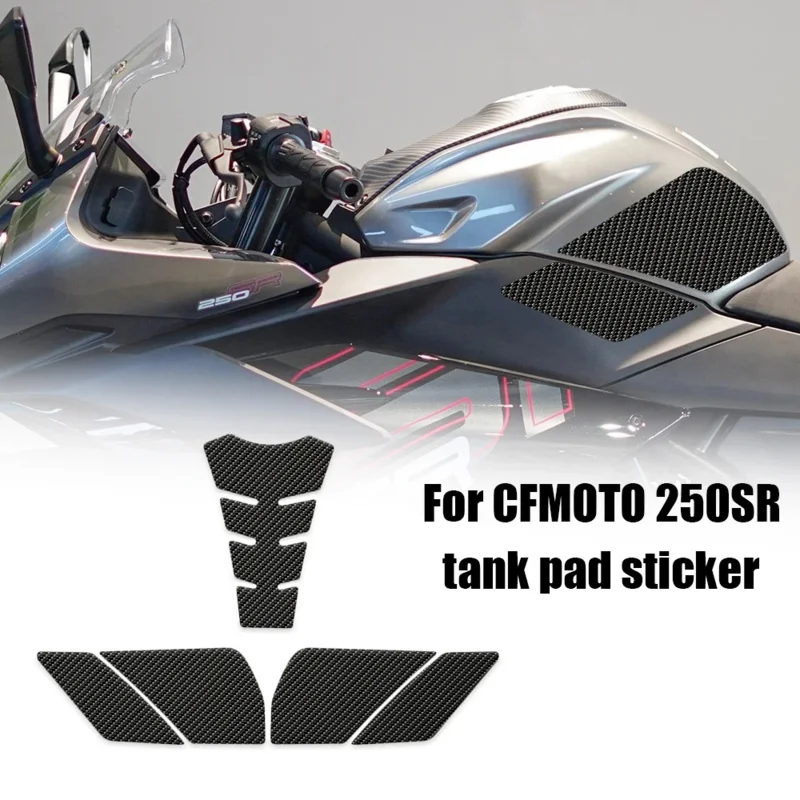 

Для CFMOTO 250SR 2023 3D аксессуары для мотоциклов газовый топливный бак Pad наклейки мотоцикл протектор Racing Fit