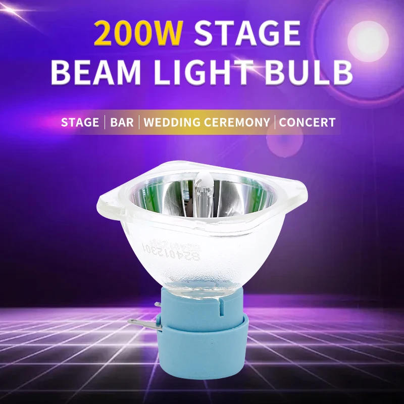 

Hot selling 5R 200W mobile beam lamp metal halide lamp MSD platinum 5R stage lamp suitable for 5R 200W light bulb