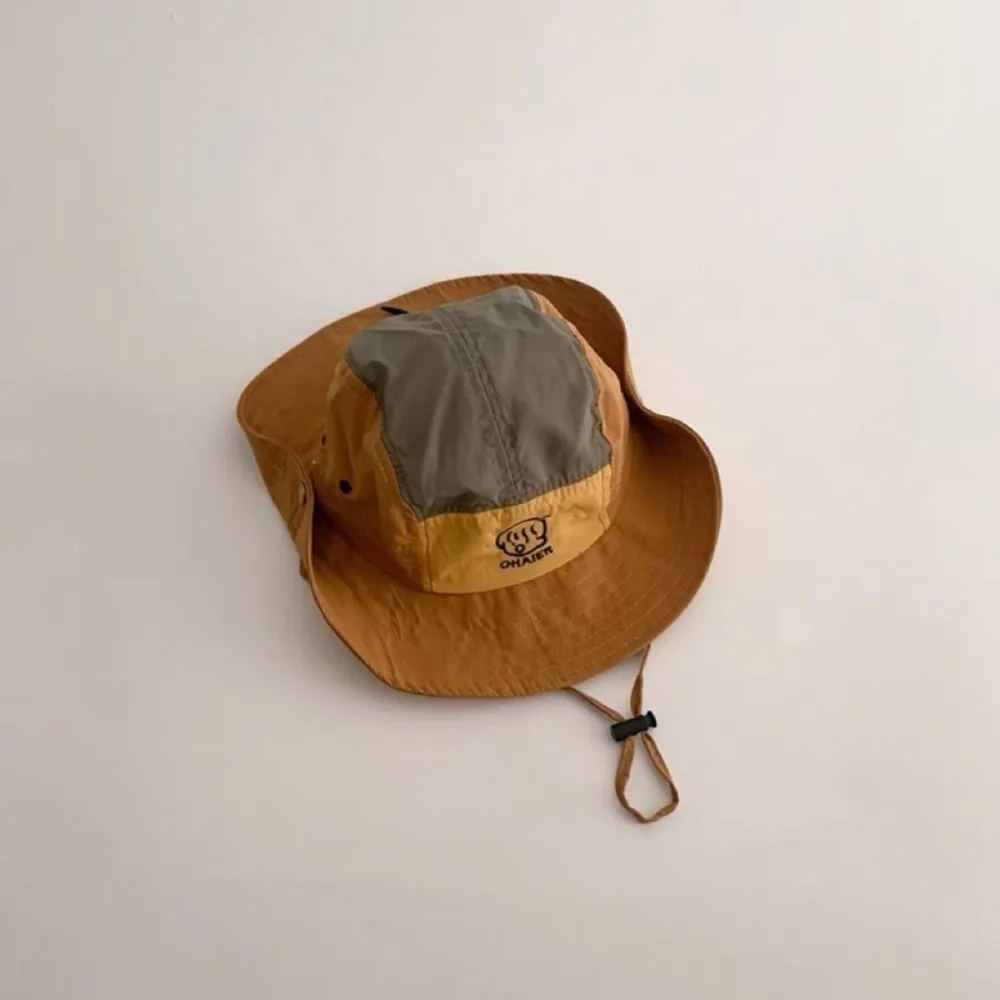 

New Trendy Bucket Hat Anti-Sun Adjustable Fishing Cap Anti-UV Breathable Beach Hat Summer