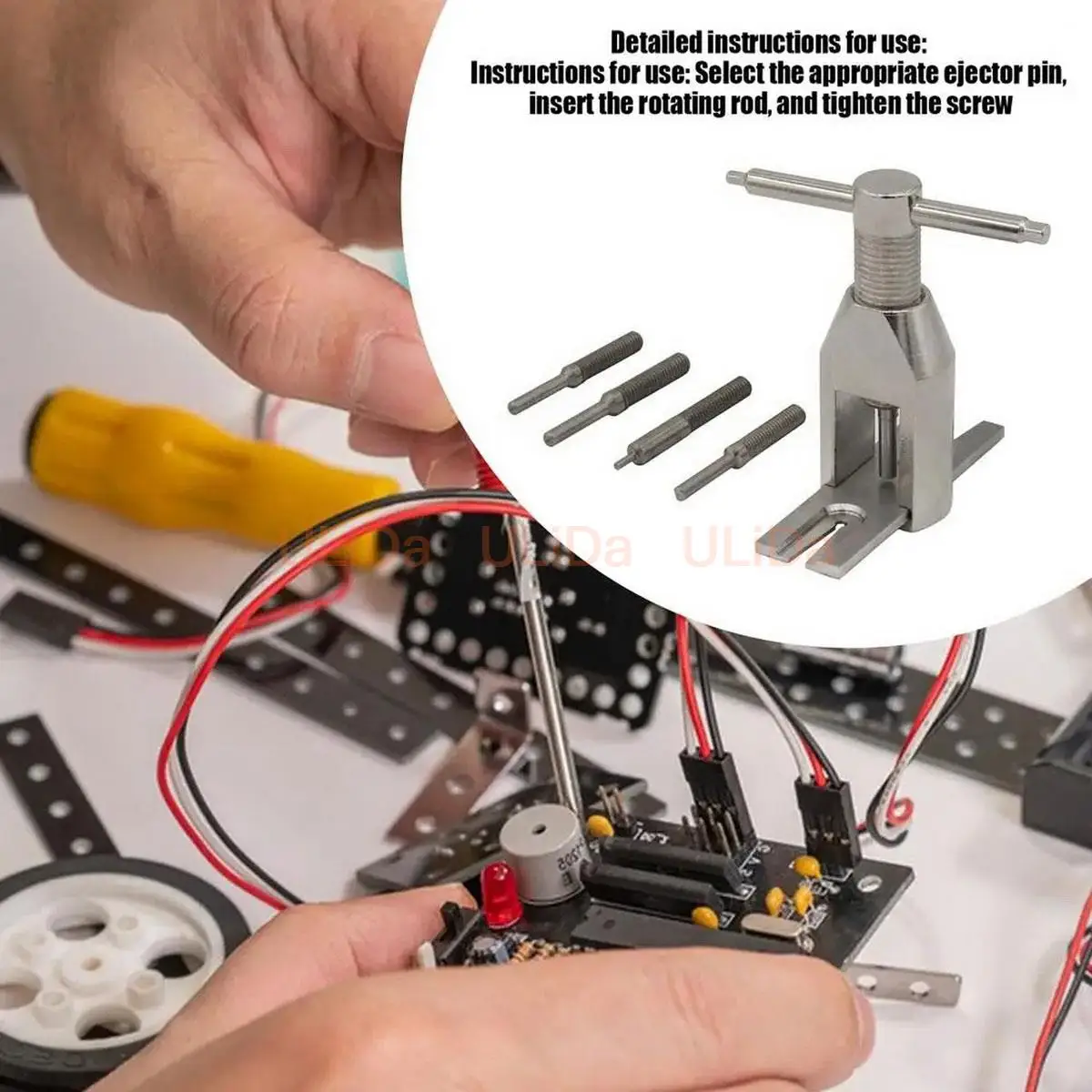 RC Motor Pinion Gear Puller Professional Tool Universal Motor Pinion Gear Puller Remover for Rc Motors Upgrade Part Accessory