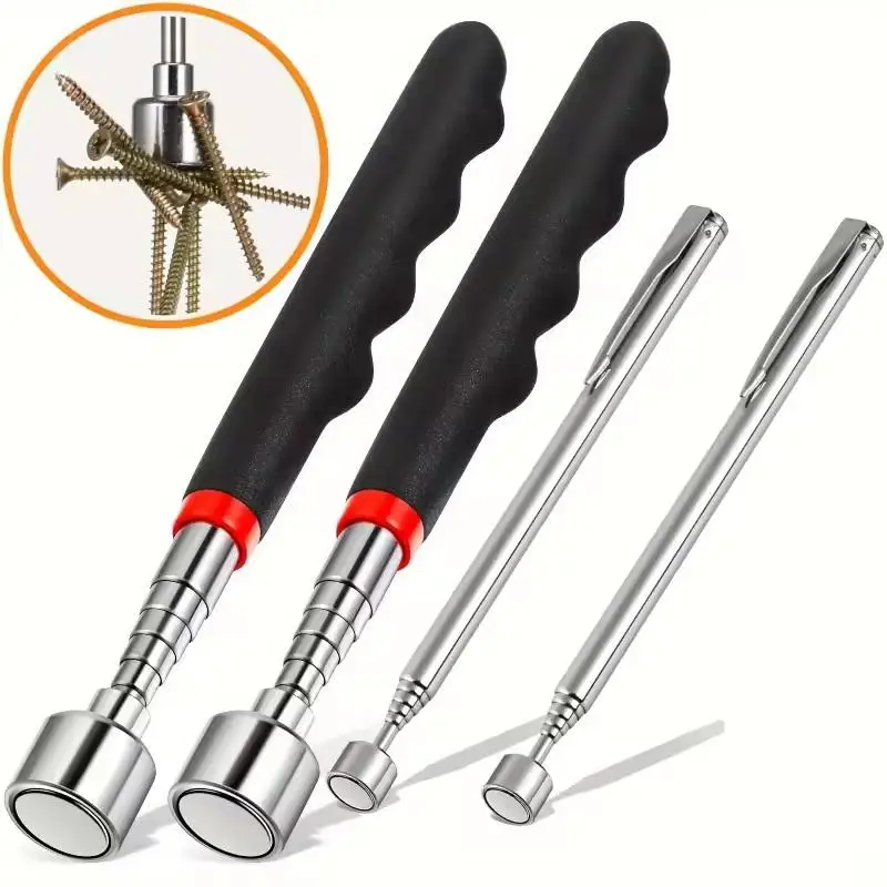 [TL]Telescoping Magnetic Pick Up Tool Handheld Extendable Magnetic Grabber Gadget Portable Magnet Pen Useful For Hard-to-Reach