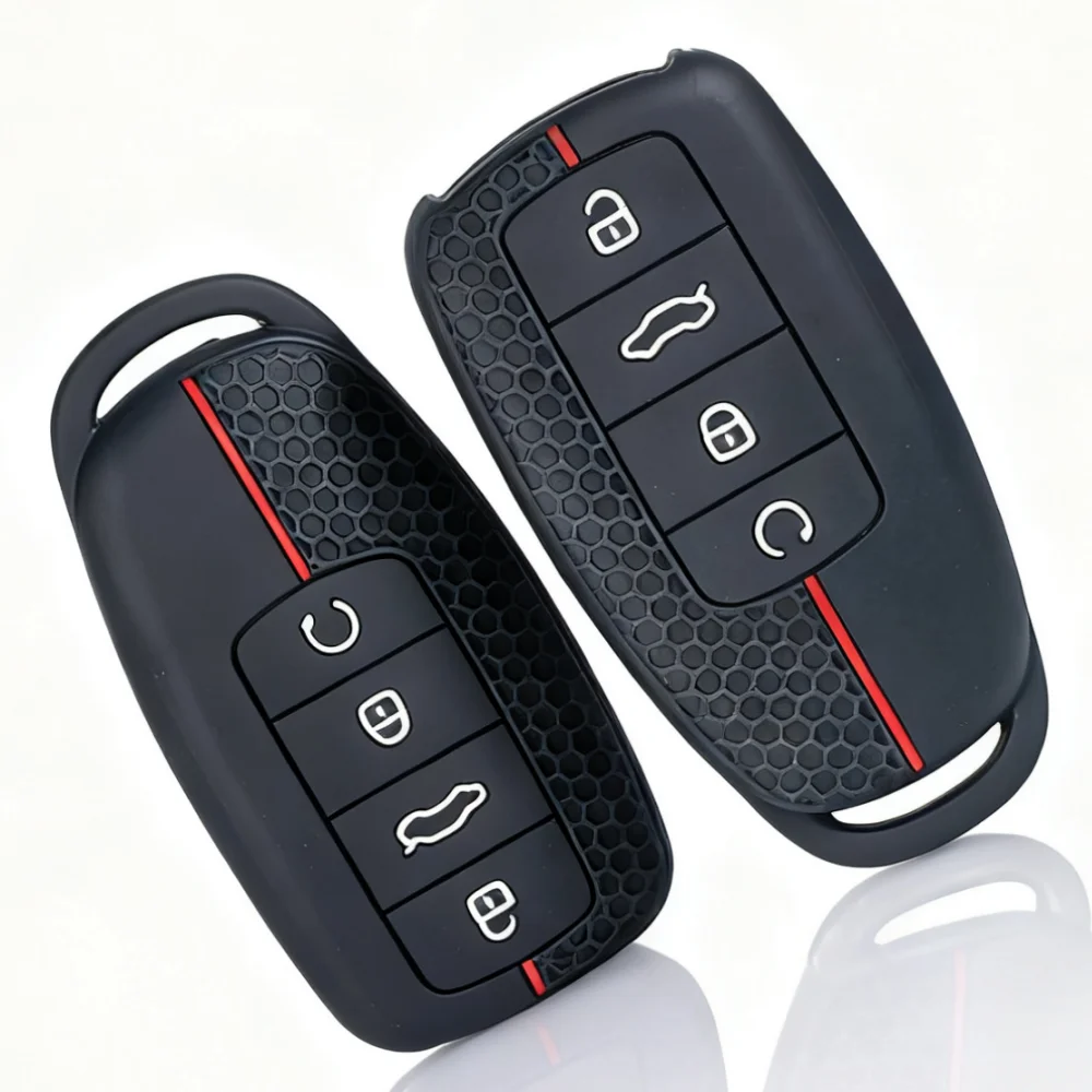 Silicone Car Key Case Cover For Chery Omoda C5 5 fx 7 Tiggo 8 PLUS 8 Pro 7 Pro Arrizo 5 PLUS 2021 2022 2023 Auto Accessories