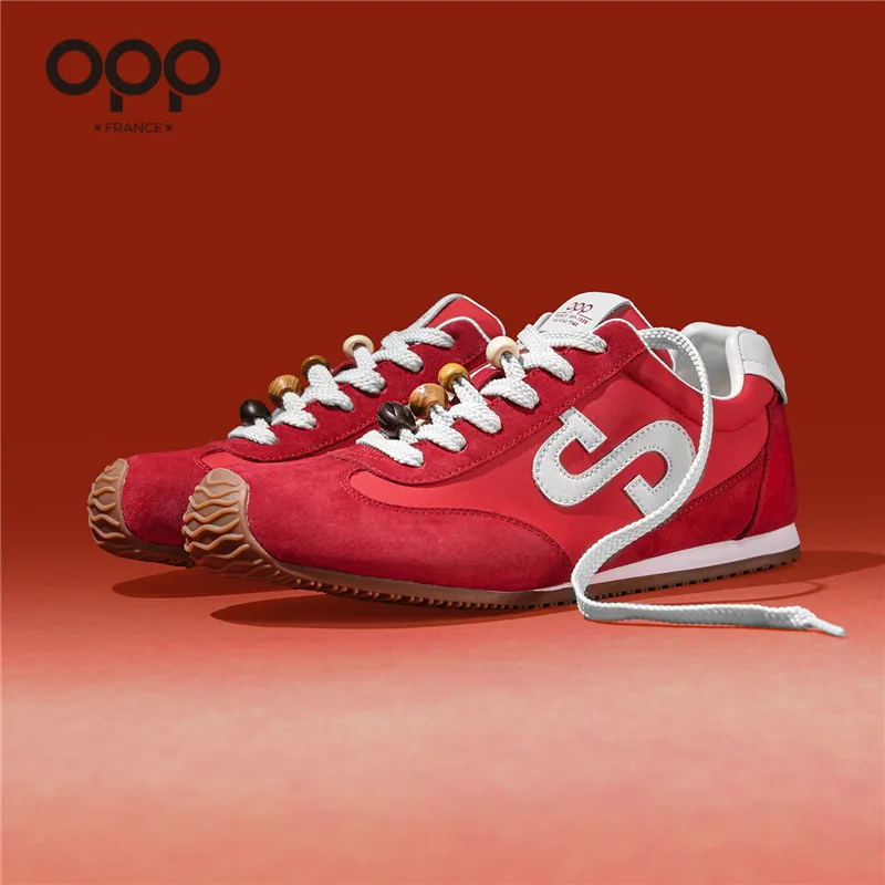 OPP Luxury New Shoes Men Running Blance Sneakers High-end 471 Genuine Leather Sports Sneakers Forest Shoes